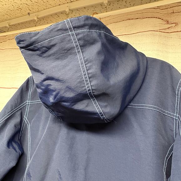 Eddie Bauer Blue WeatherEdge Lined Hooded Jacket size L - Picture 8 of 10